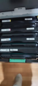 4x Toner für SAMSUNG CLTK504S-415B CLTK504S CMYK = Schwarz + Blau + Rot + Gelb | Ersatz für CLP415 CLX4195 CLT-C504S CLP-415N CLX-4170 SL Kunden-Foto 1