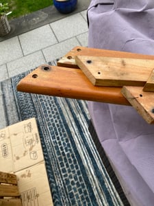 Baumbank ONTARIO, Holz, natur, lackiert, für 6 Personen Kunden-Foto 1