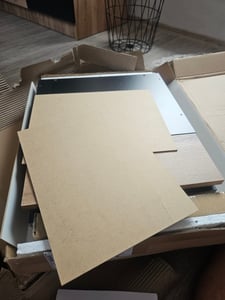 STIV Möbel | Nachttisch Eiche Wotan 40x59 cm | 2 Schubladen & 1 Fach | Nachtkommode Holzoptik für Schlafzimmer Kunden-Foto 1