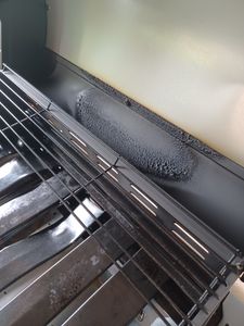 TAINO RED 6+1 Gasgrill 6 Edelstahl Brenner Seitenkocher Grillwagen Schwarz Kunden-Foto 7