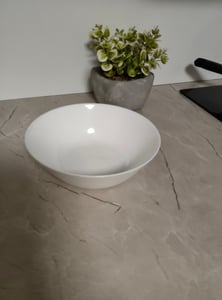 IKEA Oftast (6er Set) Schüssel Salatschüssel Servierschüssel weiß 23 cm Opalglas Kunden-Foto 1