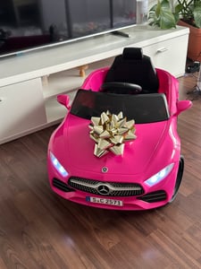 FCH samochód elektryczny dla dzieci Mercedes-Benz CLS 350, samochód elektryczny dla dzieci z pilotem, 12V, 90 * 60 * 40 cm, różowy Zdjęcie produktu od klienta nr 2