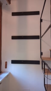 Vitapur Vitapur stendibiancheria da parete - Stendibiancheria pieghevole - Stendibiancheria - Stendibiancheria da appendere - Stendibiancheria - 80 x 40 cm - 4 metri di lunghezza di asciugatura - Nero Foto del cliente 1