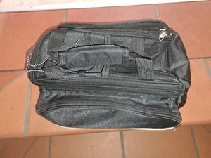 MUNDO® Doppelte Fahrradtasche für Gepäckträger - 25L Volumen - Wasserfest und Reflektierend - Gepäckträgertasche Fahrradtaschen Satteltaschen Kunden-Foto 2