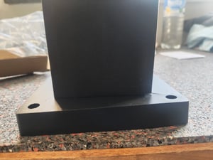 MasterLED Außenleuchte E27 Schwarz 60cm IP54 - Moderne Pollerleuchte Garten Wegelampe Aluminium Eckig - Sockelleuchte für Einfahrt Kunden-Foto 5