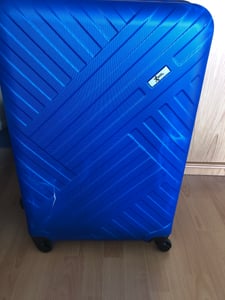 Xonic Design Reisekoffer mit Rollen 360° - ABS Hartschalen-Koffer Trolley mit Zahlenschloss in Handgepäck M-L-XL-Set (Dusky Green, M) Kunden-Foto 14
