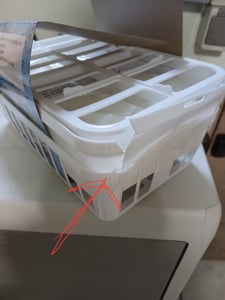 BigDean Luftentfeuchter Feuchtigkeitskiller 1,2kg Entfeuchter– Luftentfeuchterbox für große Räume - Feuchtigkeits-Stopper nachfüllbar+wiederverwendbar Kunden-Foto 1