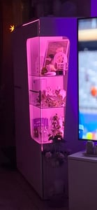 LED Streifen Neon Dimmbar 220V Rosa Halbrund 180° 7.5W/m Schnitt 100cm IP67 nach Maß 1 m Kunden-Foto 1