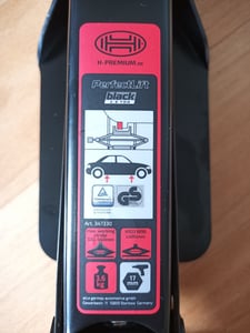 HEYNER® Scherenwagenheber 2 t mit Ratsche für Wagenheber inkl. Tasche und Gummiauflage, passend für VW, Seat, Skoda und Audi PKW, & GS Kunden-Foto 2