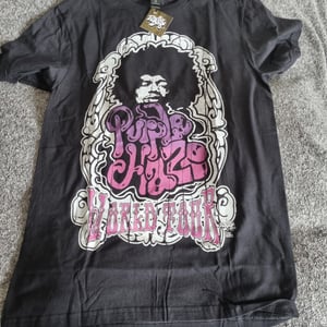 Jimi Hendrix Purple Haze World Tour Black S T-Shirt Kunden-Foto 1