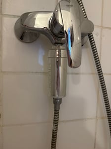 2x FITaqua Duschfilter Wasserfilter gegen Kalk/Chlor Shower filter AWF-SWR-P Kunden-Foto 1