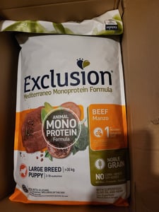 Alimentation intestinale pour porcs, sans céréales, saveur porc et riz, taille moyenne/grande Photo du client 1