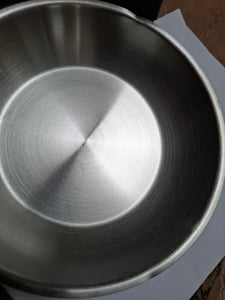 Bratpfanne Gastronomie Qualität Edelstahl Ø 24cm Induktiongeeignet Spezielle Stahllegierung ohne Gehalt von schädlichem Mangan und Nickel Kapseltopfboden Kunden-Foto 3