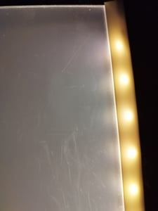 Akrylová nástěnka osvětlená 30 x 20 cm s LED osvětlením, 7 neonovými fixy, nastavitelným stojanem, kreativní dárek pro děti a dívky Fotografie od zákazníka č. 2
