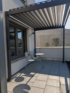 Pergola Ogrodowa 3x2m Antracyt Regulowany dach MIRADOR 80 Solid Zdjęcie produktu od klienta nr 1