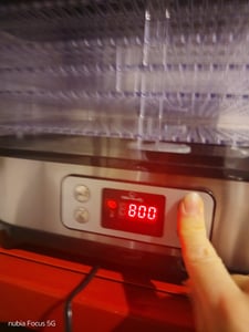KitchenQuality Dörrautomat Obst, Fleisch & Kräuter trocknen 5 Ebenen 260 W Timer Kunden-Foto 1