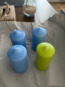 Kerzenbeutel 5 KG -- getauchte Kerzen NEUWARE (gemischte Kerzen) Kunden-Foto 3