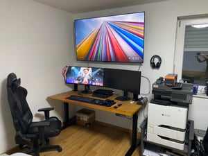 TV Wandhalterung superflach Halterungsprofi SFN3 Neigbar für LCD LED UHD TV 81cm - 190,5cm 40 42 46 47 50 55 60 65 70 75 Zoll VESA bis 400 x 400 Kunden-Foto 4