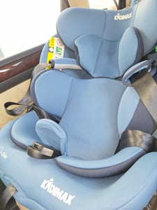 Kidimax® Ultima 360 i-Size Kindersitz 40–150 cm (0–12 Jahre), ECE R129/04, drehbar, mit Isofix & Top Tether, Gruppe 0+/1/2/3, 5-Punkt-Gurt, Grau Kunden-Foto 1
