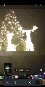 LEADZM 2-teiliges Weihnachtsbeleuchtung Rentier mit Schlitten & 135 warmweißen Lichtern, Weihnachten Deko für Außen und Innen Kunden-Foto 2