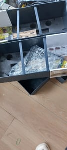 PAFEN 2in1 Set 6x Balkonkasten Blumenkasten Rattan-Optik 4 Farben Pflanztopf Blumenkübel Schwarz Kunden-Foto 4