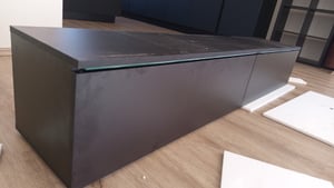 MINIO go for it, TV-Schrank, Lowboard, 180cm, hängend, stehend, Farbe: Schwarz Kunden-Foto 1