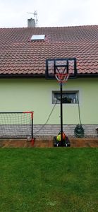 Panier de basket LARS360 pour Indoor Outdoor Support de basket Réglable en hauteur 230-305cm Installation de basket avec support Photo du client 2