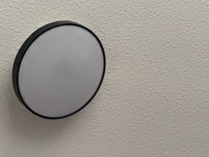 ZMH LED Deckenleuchte 36W Dimmbar Deckenlampe 37cm Rund mit Fernbedienung Küchenlampe für Badezimmer Küche Wohnzimmer Weiß Kunden-Foto 3