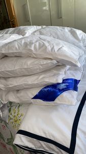 200x220 cm 1800 gr. 5% DAUNEN 95% FEDERN BETT Hotel QUALITÄT Daunendecke Daunendecken Decken Decke Bett Bettdecke Zudecke Steppdecke Daunen  Welt-der-Träume Kunden-Foto 2