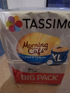 Tarcze do kawy Jacobs Tassimo Morning Cafe mild XL Bigpack 21 sztuk 147g Zdjęcie produktu od klienta nr 1