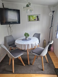 Rechteckiger Tischsatz 120x80 craft + 4 Stühle MARK schwarz Kunden-Foto 3