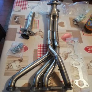 Collecteur d'échappement en éventail en acier inoxydable avec raccord Lambda pour Peugeot 205 309 GTI/CT Photo du client 1