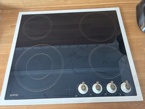 Gorenje EC642CLI Glaskeramik-Kochfeld, Schwarz, Elfenbein, Integriert, Keramik, Glaskeramik, 4 Zone(n), 4 Zone(n) Kunden-Foto 1