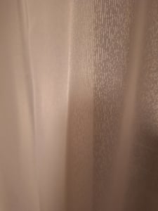 heimtexland ® Gardinen Stores Vorhang Sablé weiß transparent Kräuselband Store Gardine Typ96 Höhe 245 cm 600cm f. Dekobr. 190-240cm Kunden-Foto 3