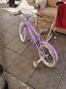 Buxibo - Kinderfahrrad für Mädchen - Luna - 12 Zoll - rosa Kunden-Foto 1