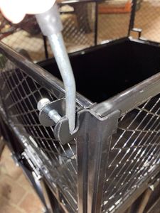 Rasentraktor Anhänger Kippanhänger 300 kg kippbar mit Kupplung Kunden-Foto 1