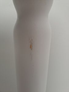 Esstisch mit Schublade Küchentisch Tisch Massiv Kiefer Speisetisch massiv (60x70 cm, Grau) Kunden-Foto 2