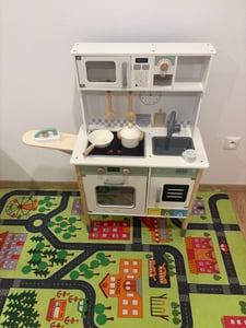 Cucina in legno XXL per bambini - con LED, accessori ed elementi interattivi Foto del cliente 11