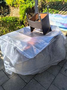 Schutzhülle Gartenliege Sonnenliege, 218x77x55 cm, aus 600D-Oxford-Gewebe Kunden-Foto 1