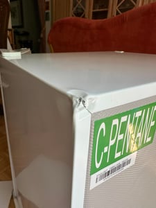 Exquisit Mini Gefrierschrank GB60-150E weiss | 42 l Nutzinhalt | Klein und kompakt | Türanschlag wechselbar | Gefrieren Kunden-Foto 5