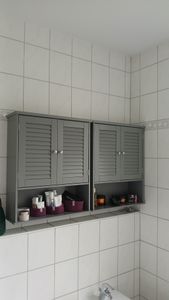 VASAGLE Hängeschrank Badezimmerschrank Wandschrank, 20 x 60 x 70 cm Kunden-Foto 1