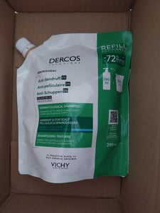 Vichy Shampoo Vichy Decros Anti-Roos Shampoo Normaal tot Vet Haar Refill 390ml Kunden-Foto 2