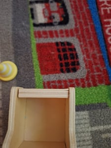 Kit de construcción con grúa giratoria y vehículos de madera: juego para niños Foto del cliente 2
