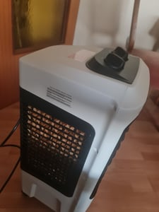 Climatiseur mobile JUNG LIFEAIR sans tuyau d'évacuation, climatiseur mobile 3-en-1, purificateur d'air, humidificateur, refroidissement par eau, jusqu'à 20 m², minuterie de 15,5 heures Photo du client 7