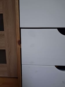vidaXL Vysoká deska OTTA Brown&White 85x43x125 cm Borovicový masiv Fotografie od zákazníka č. 1