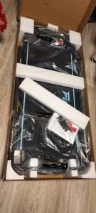 FunLife F4 Tapis de course pliable, Walking Pad 4-en-1 avec inclinaison de 7 %, silencieux pour la maison et le bureau, adapté aux sen, bleu Photo du client 2