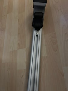 VEVOR Universal-Dachträger-Querträger, 132 cm (52 Zoll) Aluminium-Dachträger-Querträger, passend für erhöhte Seitenschiene mit Lücke, 90 kg Tragkraft, verstellbare Querträger Kunden-Foto 1