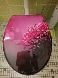 Grafner WC Sitz aus MDF stabile Qualität Pure Black Kunden-Foto 1