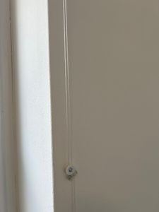 Kutti Raffrollo mit Schlaufen Metis 100% Leinen linen Breite 120 * Höhe 140 cm Kunden-Foto 2