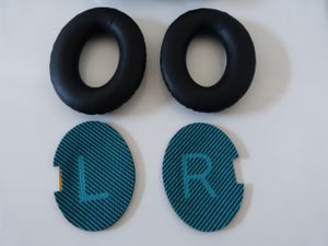 4x Ohrpolster für Bose QuietComfort QC15 QC25 QC35 Over Ear-Kopfhörer Ohrenschützer-Kissen Proteinmaterial, 2 Paar Ersatz-Ohrpolster Kunden-Foto 1